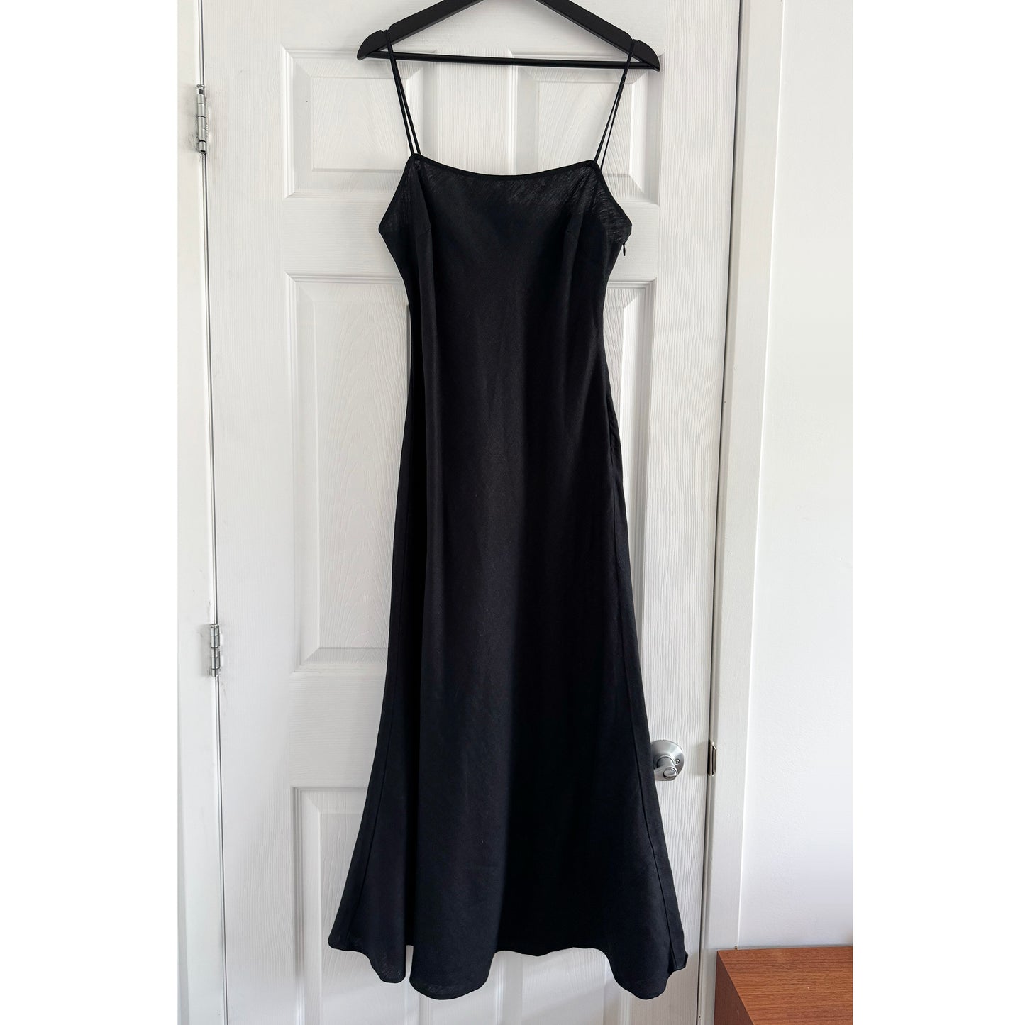 Polo Ralph Lauren Linen Tank Dress in Black, size Small