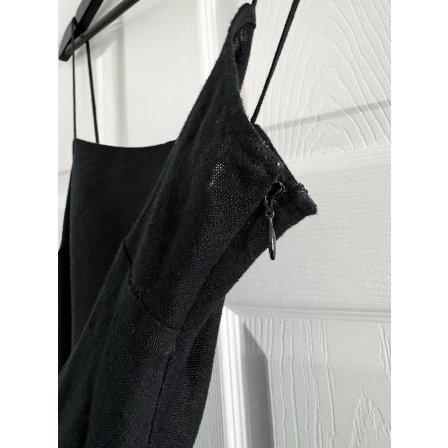 Polo Ralph Lauren Linen Tank Dress in Black, size Small