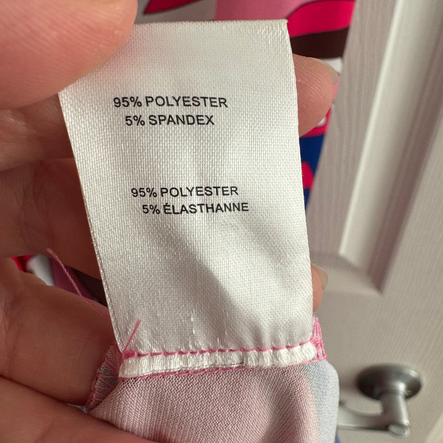 Ramy Brook "Bernarda" Jersey Strapless Maxi Dress in Rosa Multicolour, size Small