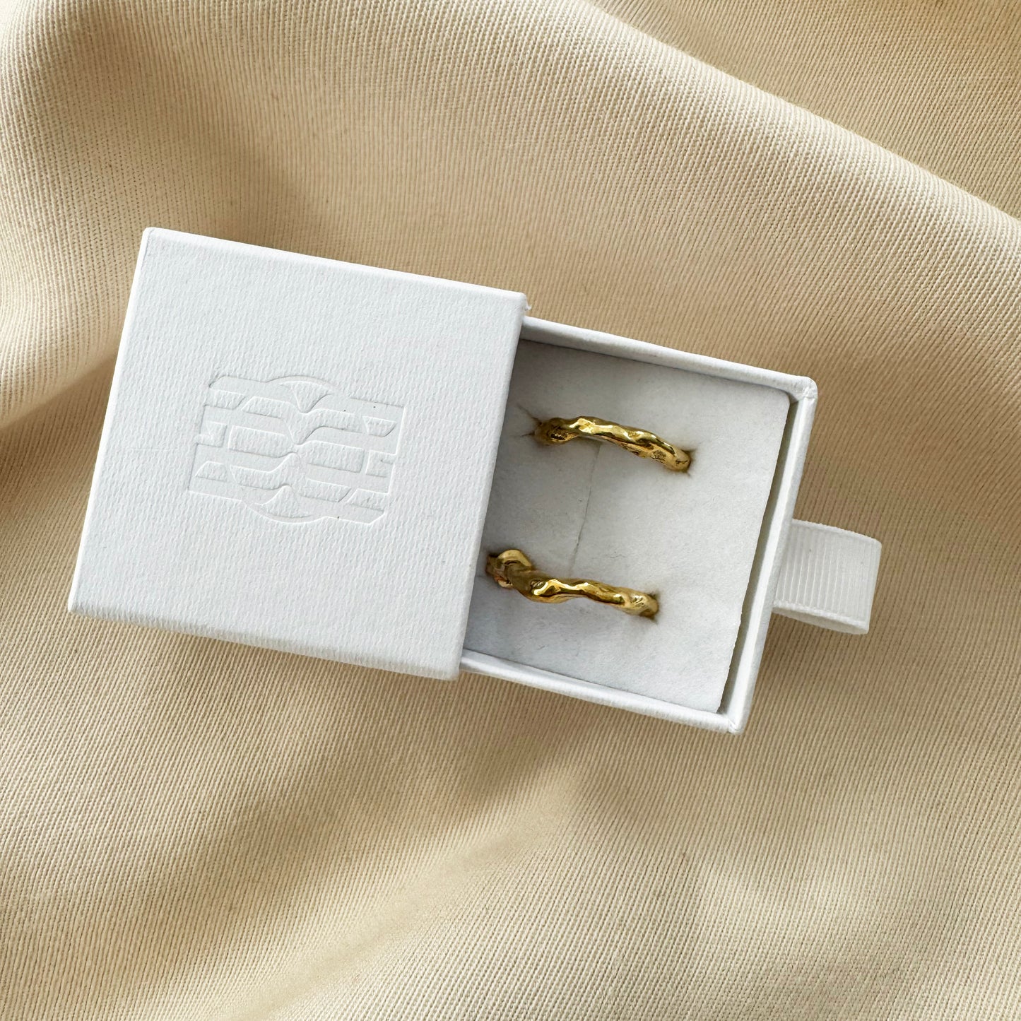 Released from Love 016 Classic Hoops in Gold Vermeil