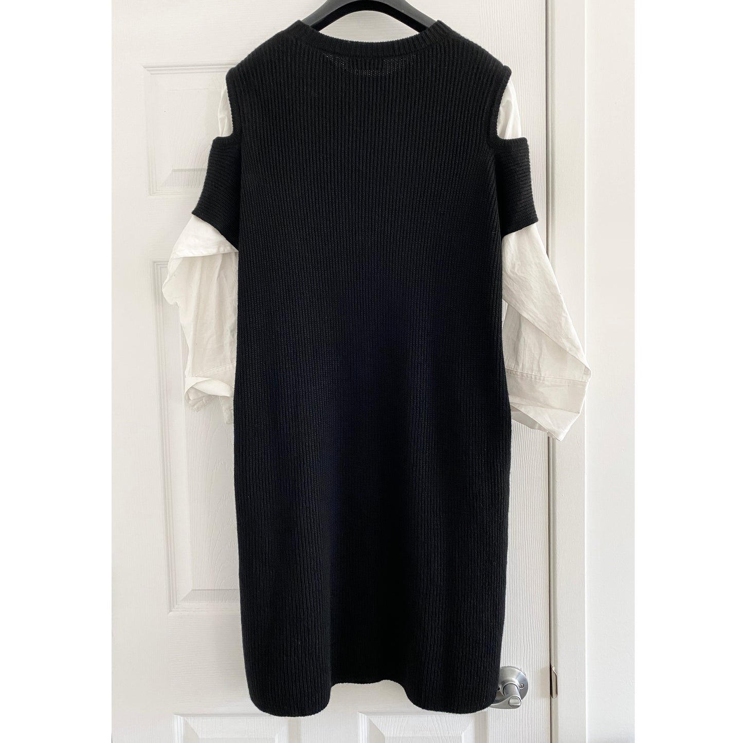 Rismat by Y's Knit Dress with Cutout Sleeve, size "2" (Size Medium ish)