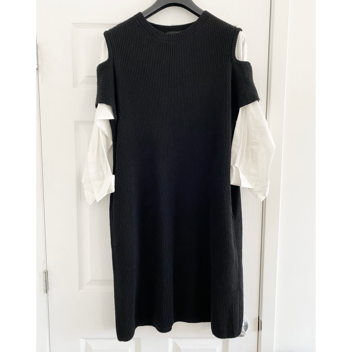 Rismat by Y's Knit Dress with Cutout Sleeve, size "2" (Size Medium ish)