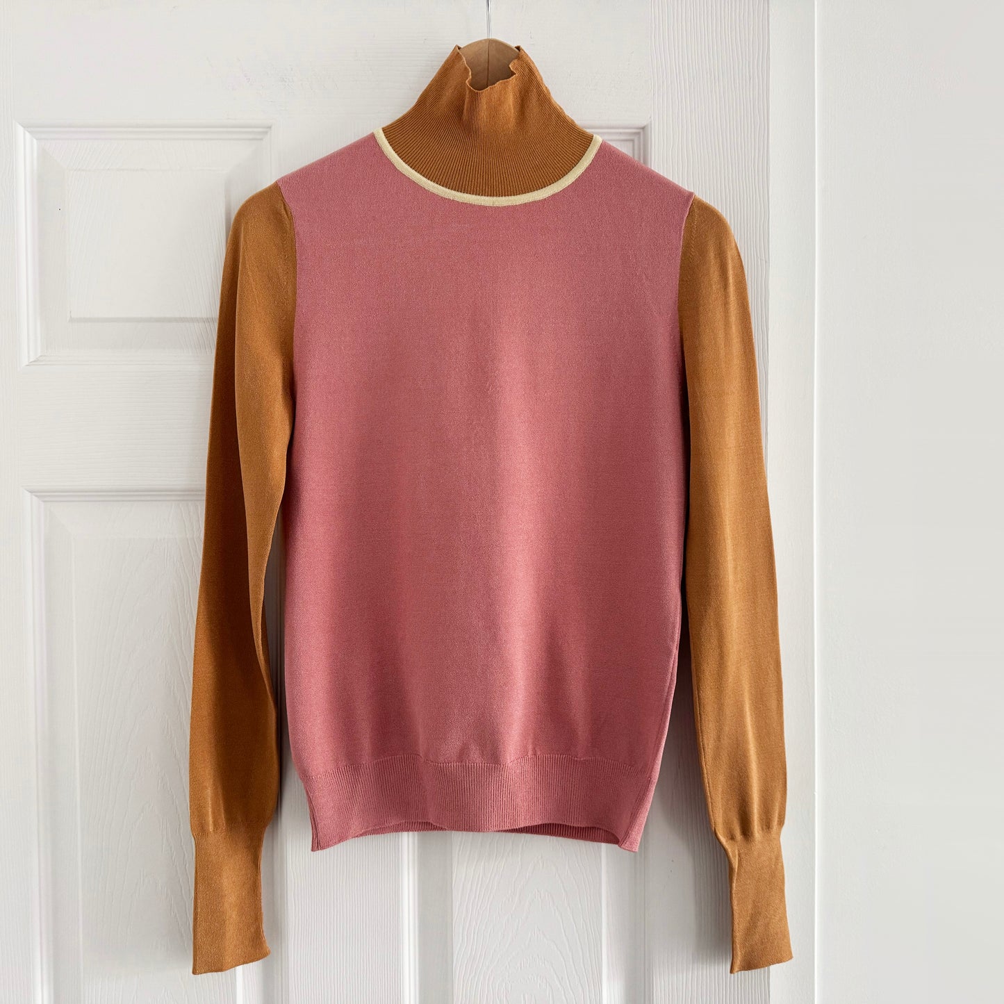 Roksanda Colourblock Turtleneck, size Small (fits XS)