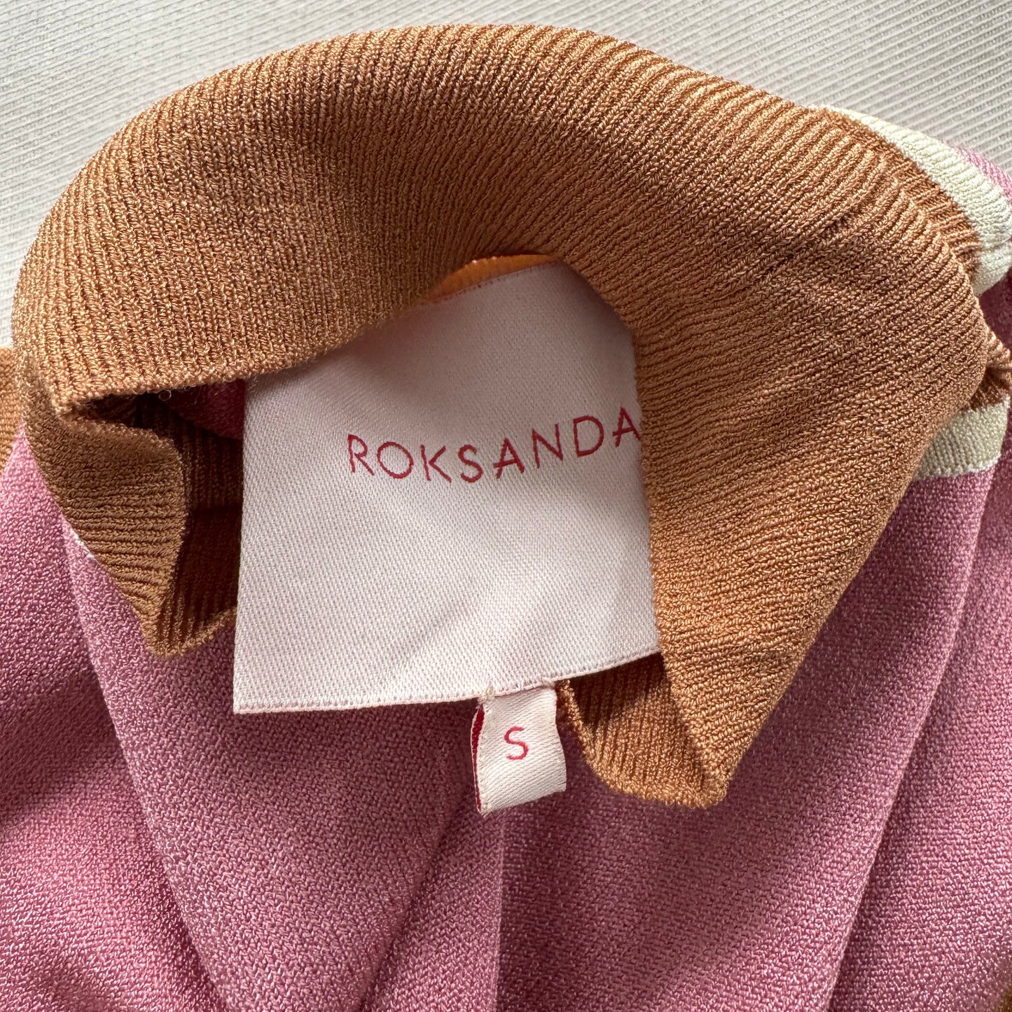 Roksanda Colourblock Turtleneck, size Small (fits XS)