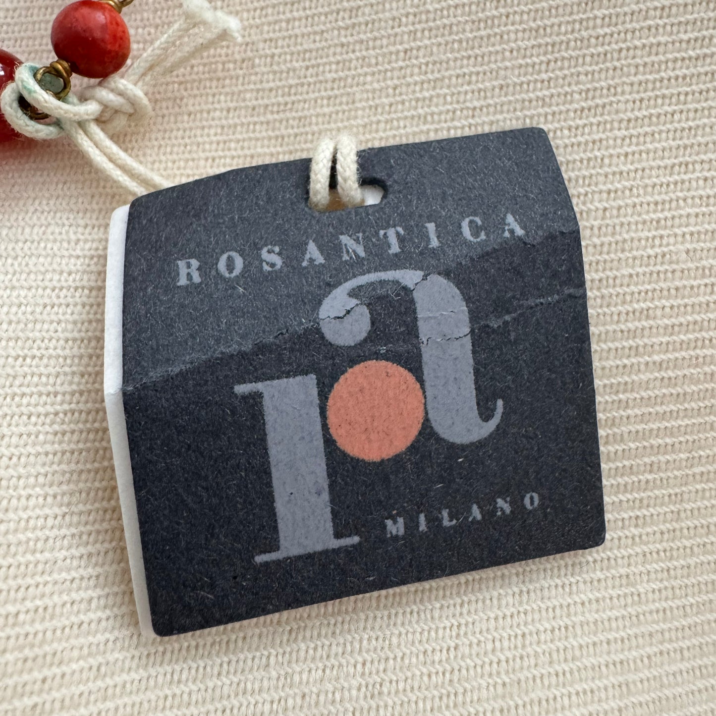 Rosantica Milano Long Necklace in "Gold/Curcuma"