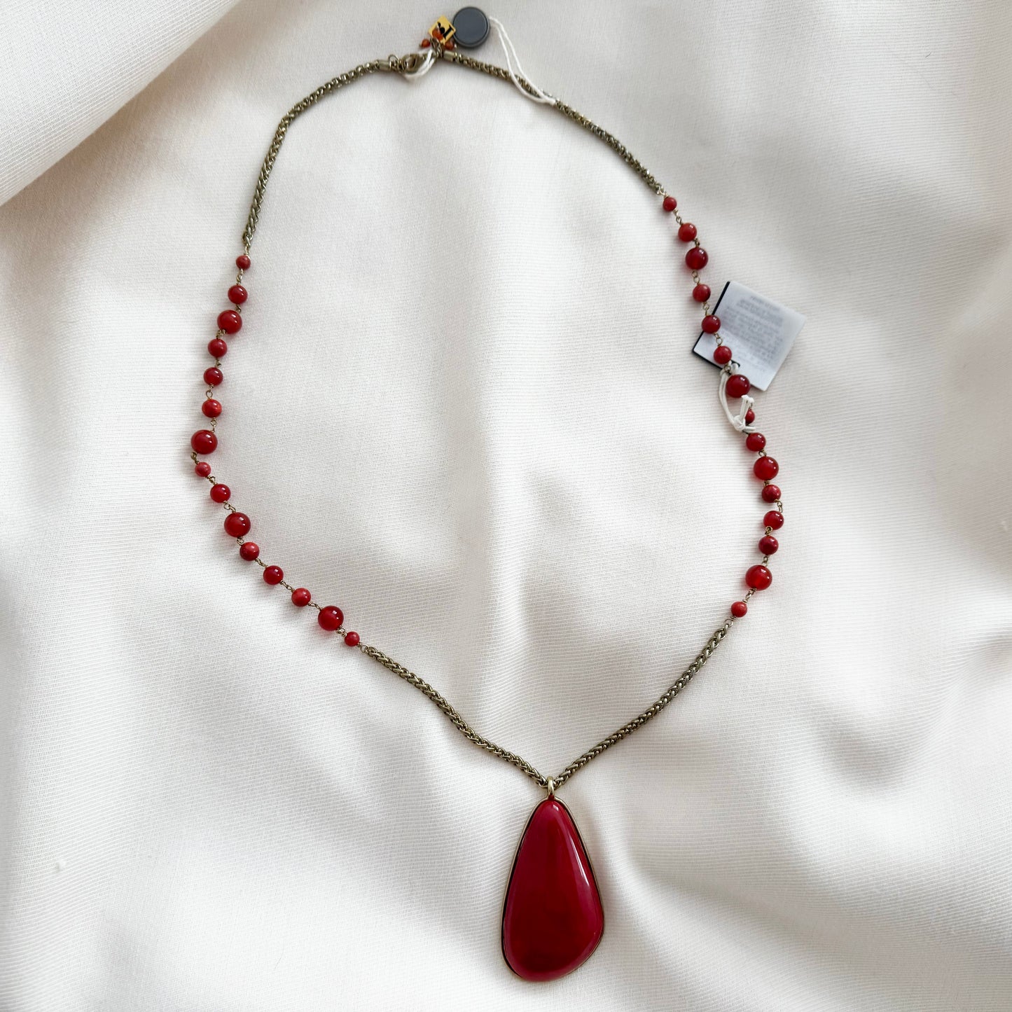 Rosantica Milano Long Necklace in "Gold/Curcuma"