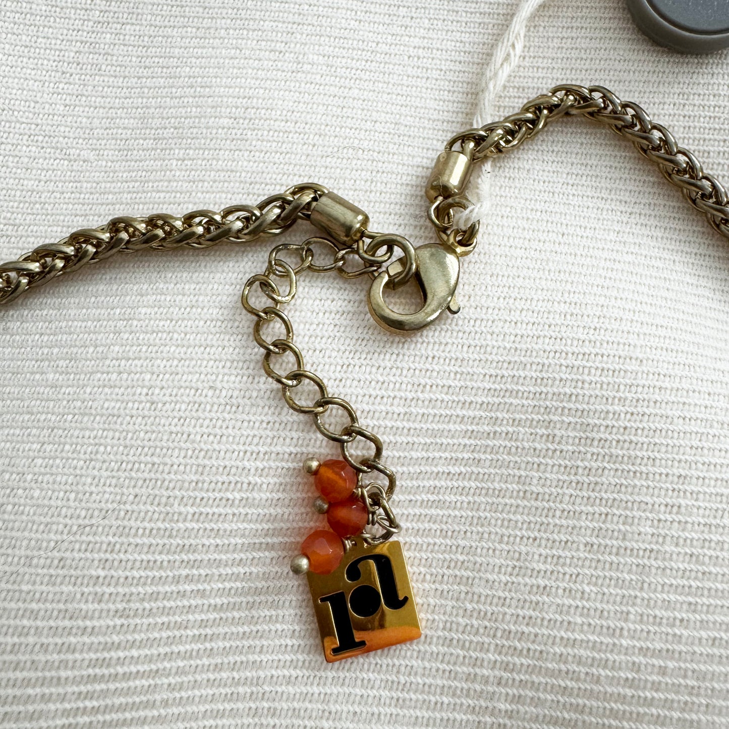 Rosantica Milano Long Necklace in "Gold/Curcuma"