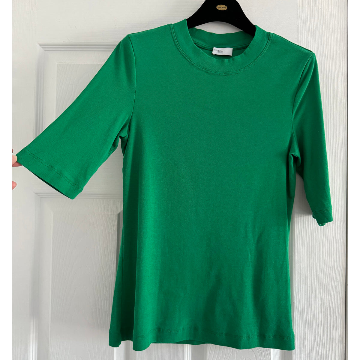 Rosetta Getty Tee Shirt in Emerald Green, size XL (fits size Small?)
