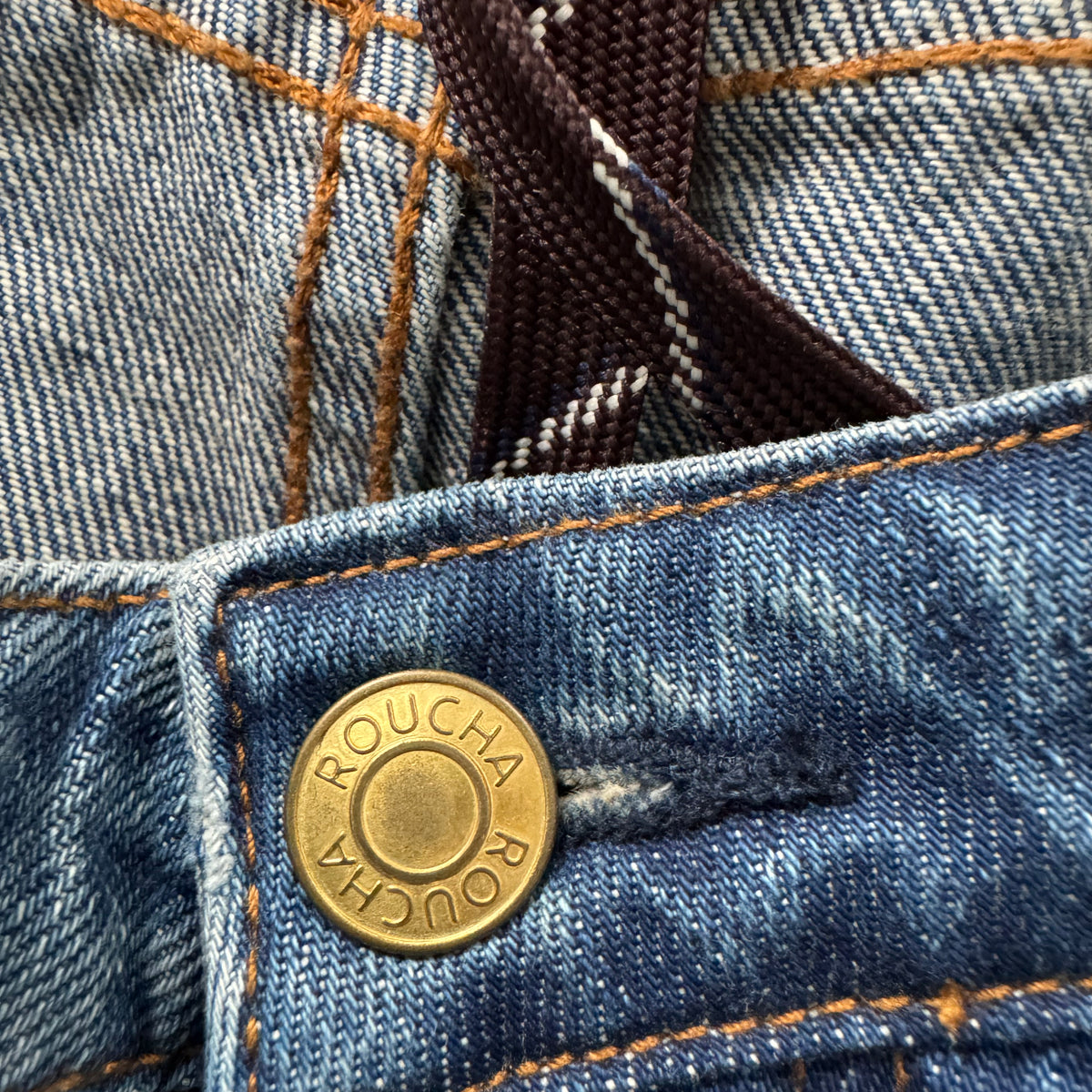Roucha "Dahm" Jean in Blue, size "B" (like a medium ish)