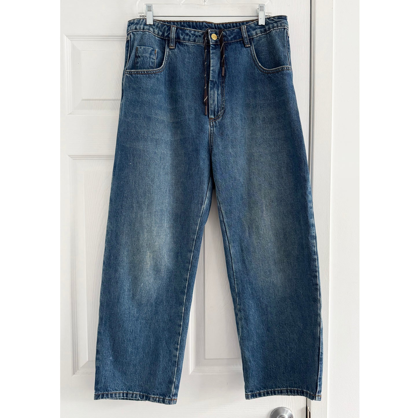 Roucha "Dahm" Jean in Blue, size "B" (like a medium ish)