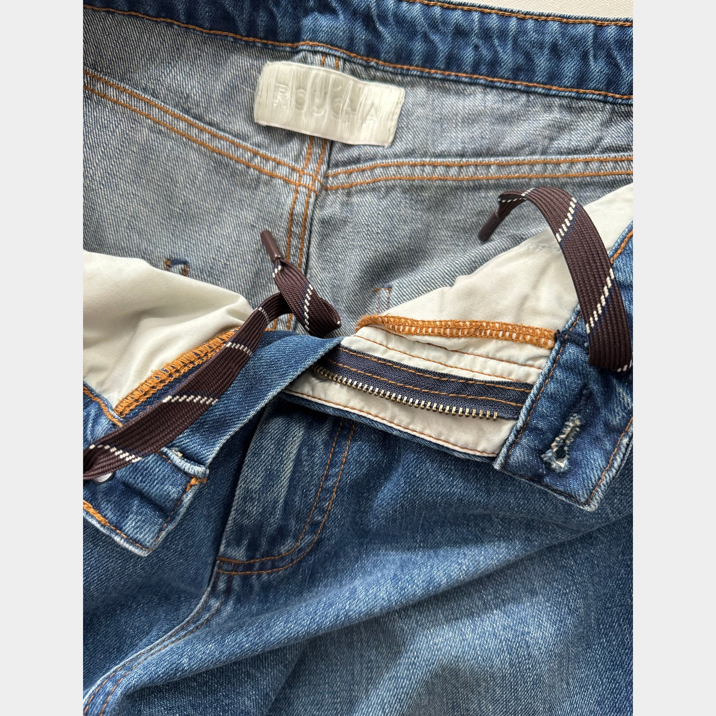 Roucha "Dahm" Jean in Blue, size "B" (like a medium ish)
