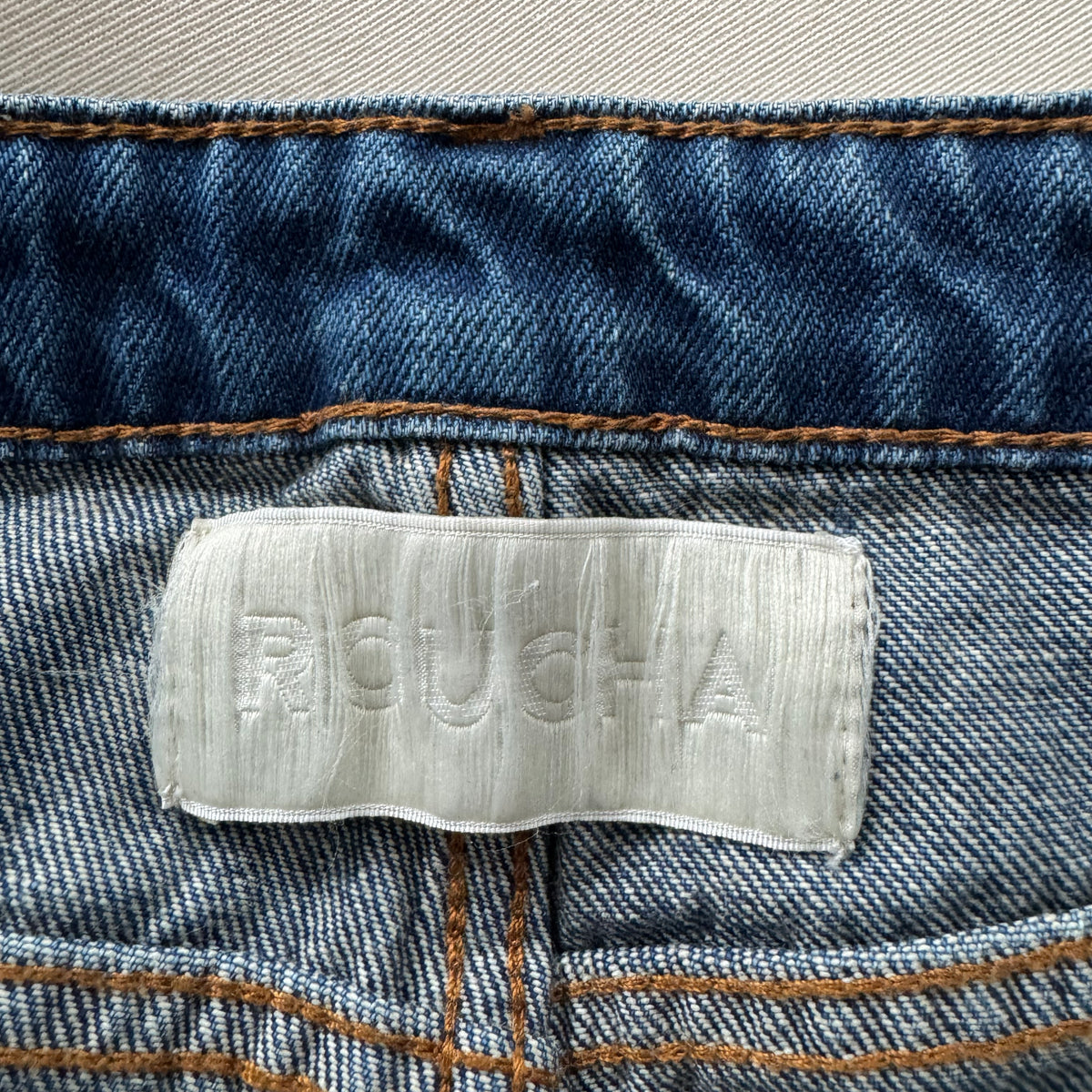 Roucha "Dahm" Jean in Blue, size "B" (like a medium ish)