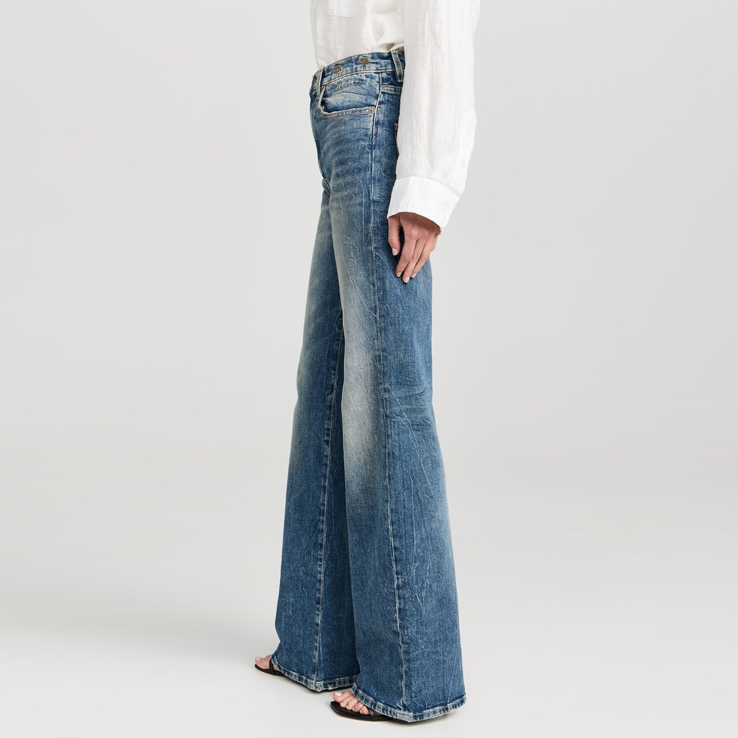 R13 "Jane" Jean in "Kelly Stretch", size 26 ** HEMMED **