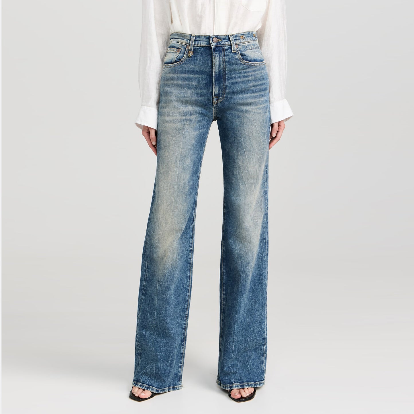 R13 "Jane" Jean in "Kelly Stretch", size 26 ** HEMMED **