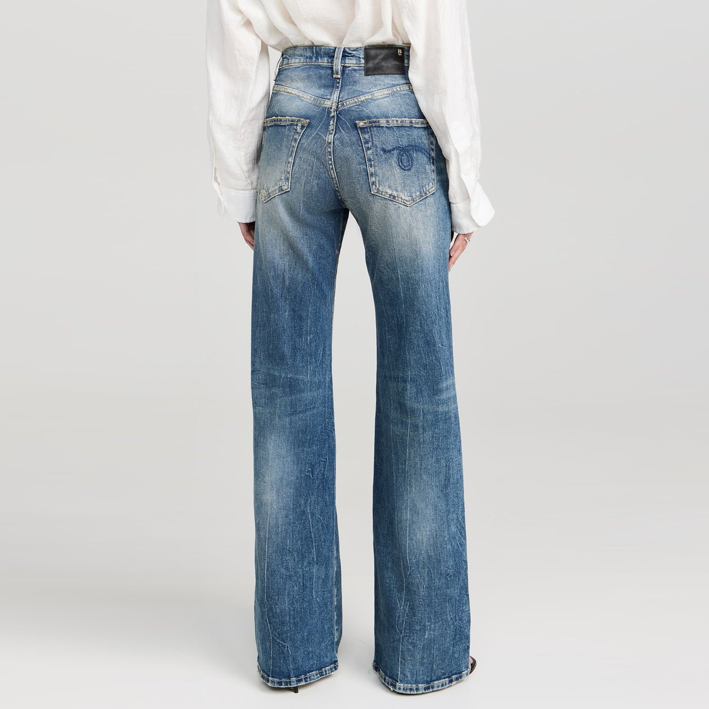 R13 "Jane" Jean in "Kelly Stretch", size 26 ** HEMMED **