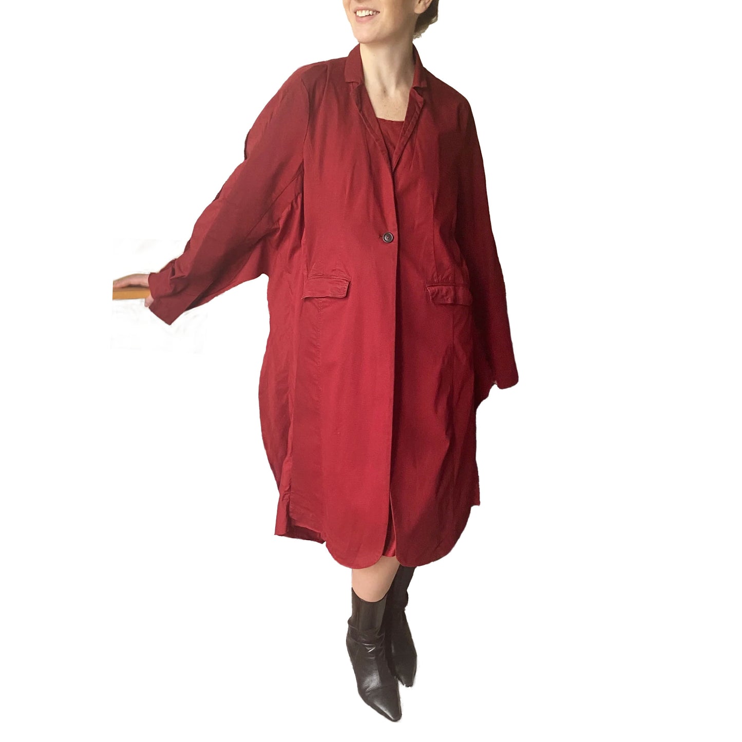 Rundholz Dip Red Dress with Jacket Front, size XS (fits up to size XXL)