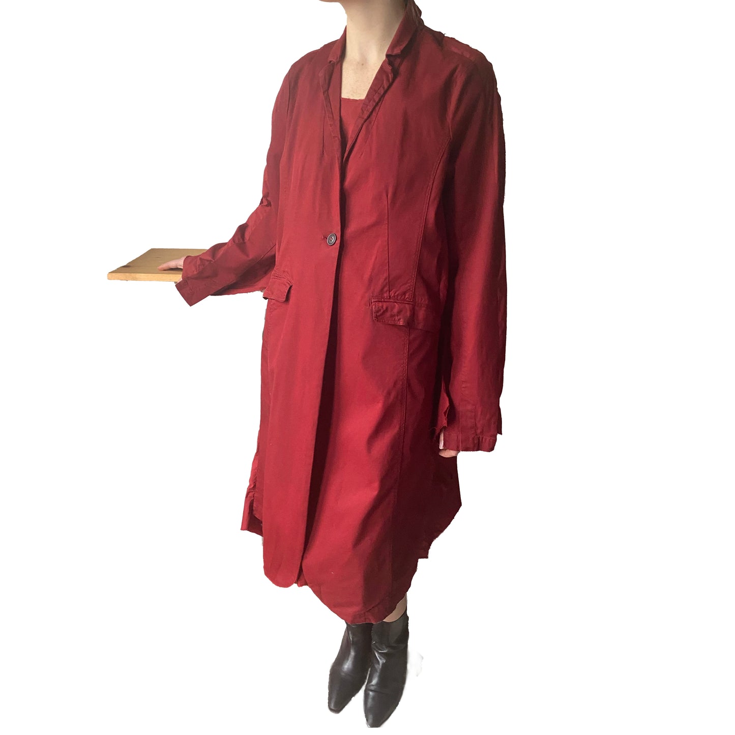 Rundholz Dip Red Dress with Jacket Front, size XS (fits up to size XXL)