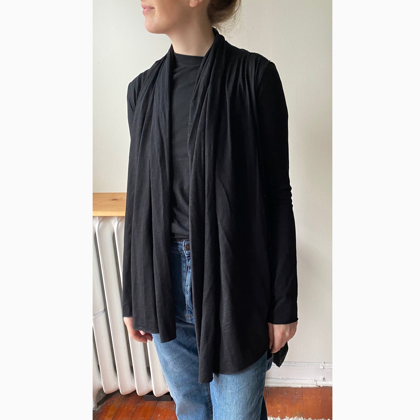 Rundholz Black Label Draped Cardigan, size Small