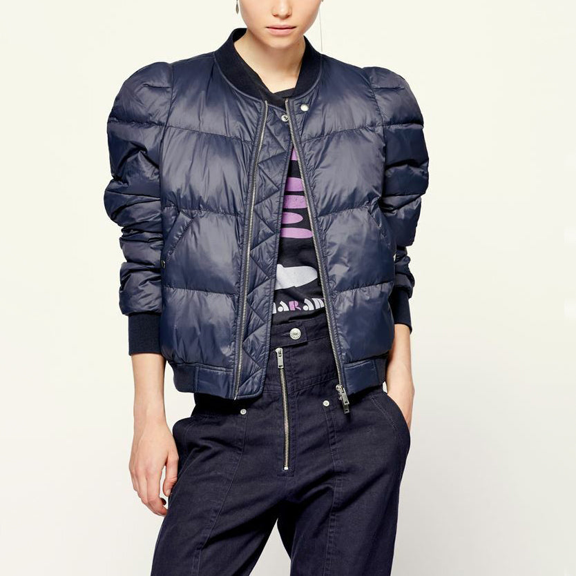 Isabel Marant Etoile Doudoune Cody en Sarcelle, taille 36