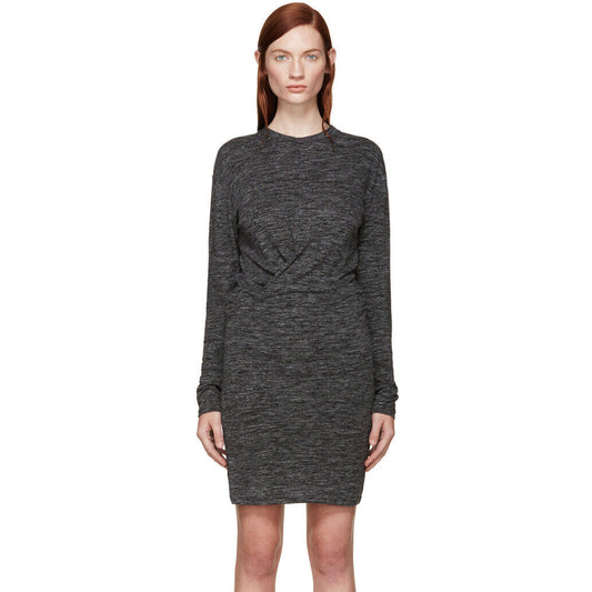 Isabel Marant Etoile "Wilder" Jersey Dress in Grey, size 42 (fits like Medium)