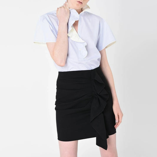 Isabel Marant "Lefly" Gathered Skirt in Black, size 36