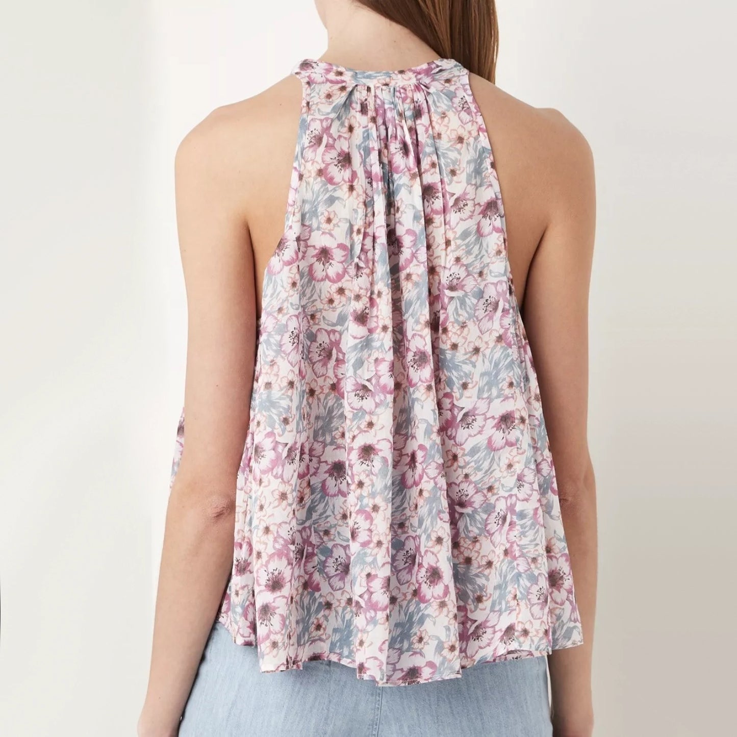 Isabel Marant Etoile "Abiti" Top in Pink Floral, size 36 (like a 2/4)