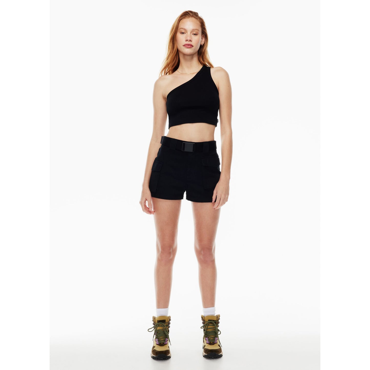 Short cargo noir TNA, taille XS