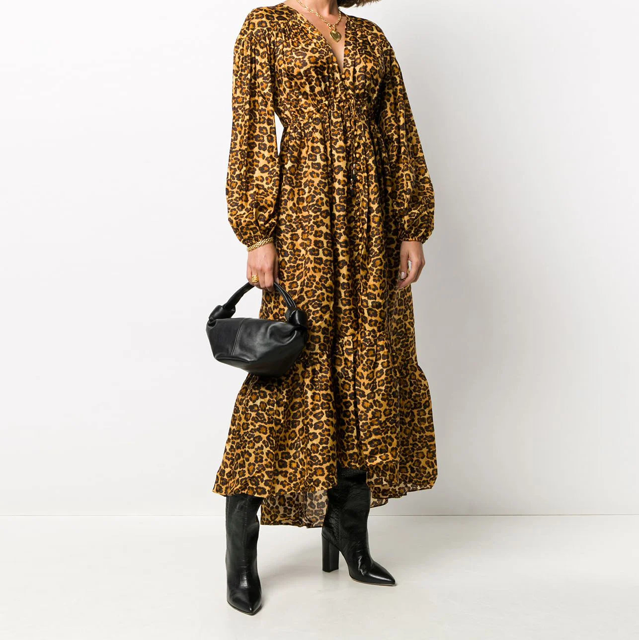 Zimmermann “Amelie” leopard print dress, size “OP” or an XS (Petite)