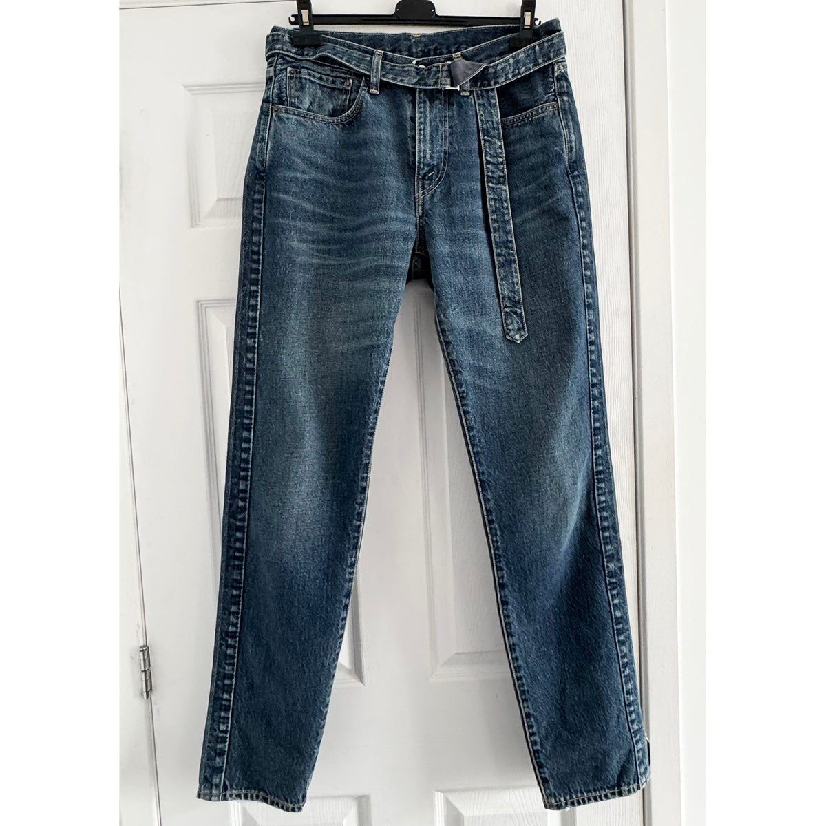 Sacai x Levi's Straight Jeans in Blue, size "Large" (fits like 30)