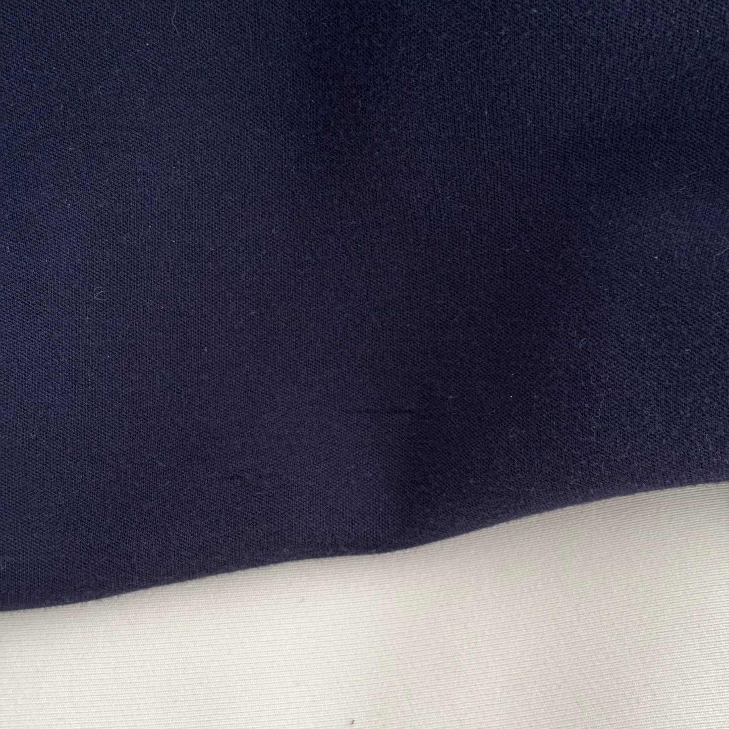 Sacai Sponge Sweat x Nylon Twill Dress in Navy/Khaki, size "4" (size M/L)