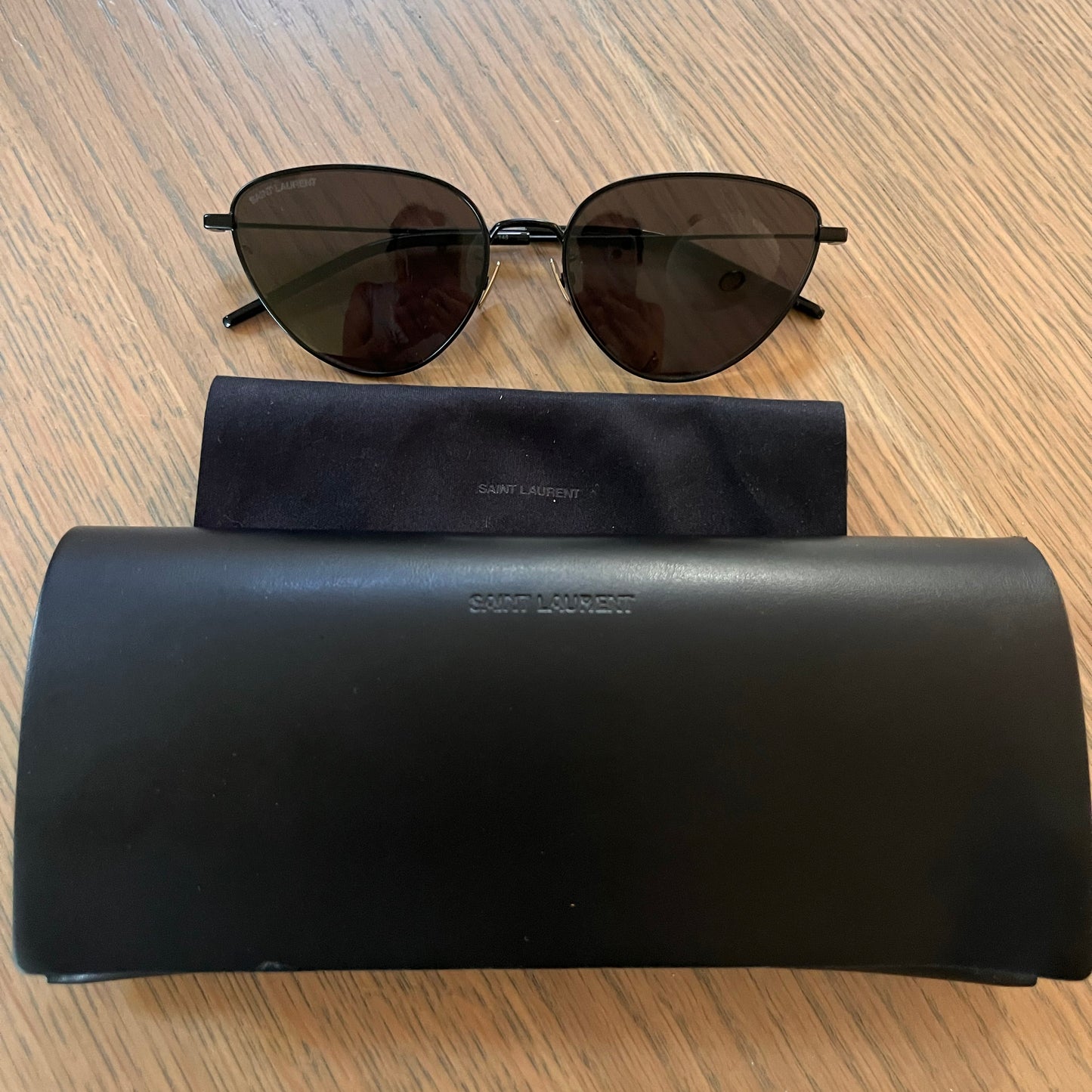 Saint Laurent SL310 Cat Eye Sunglasses in Black