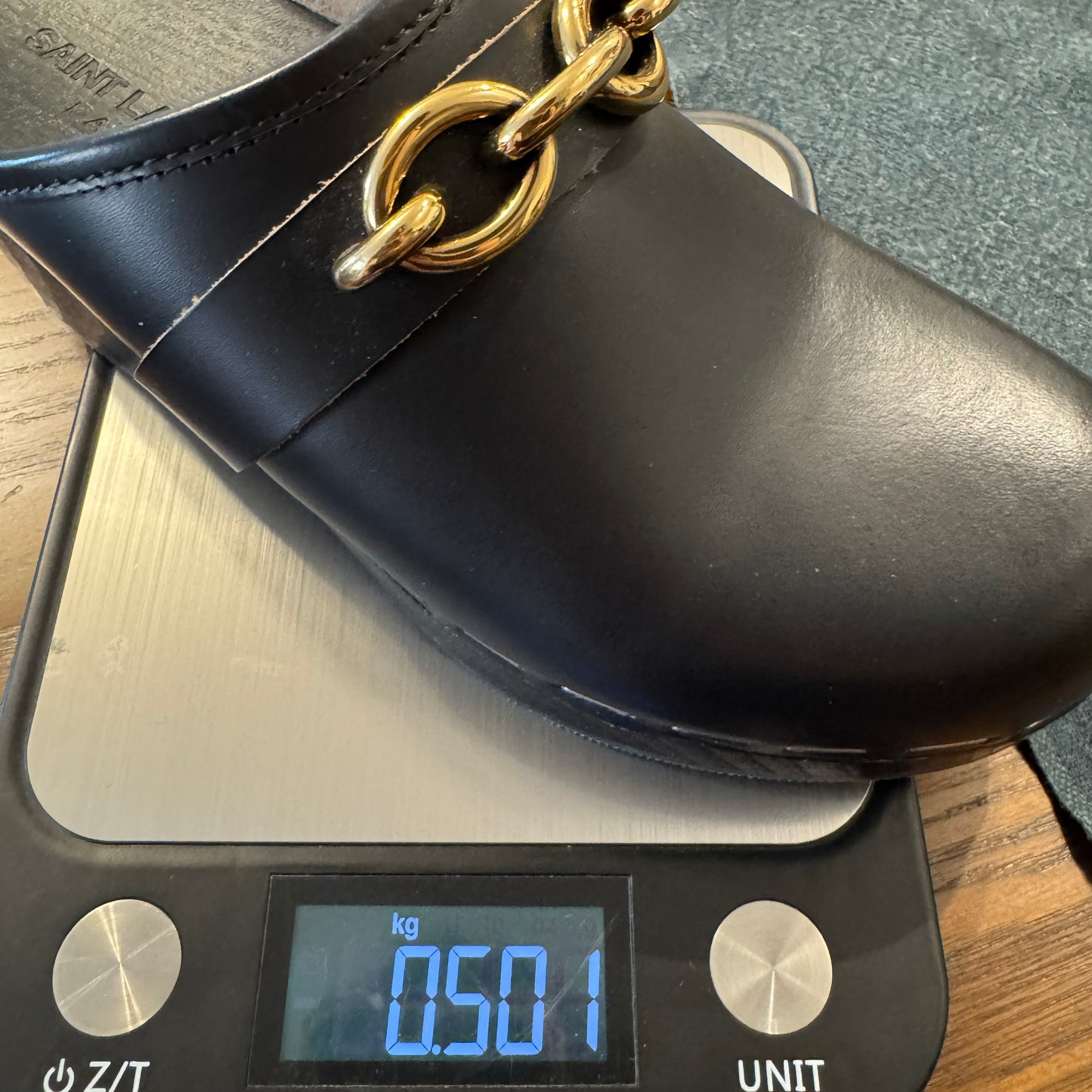 Saint Laurent "Le Maurillon" Clogs in Black, size 38