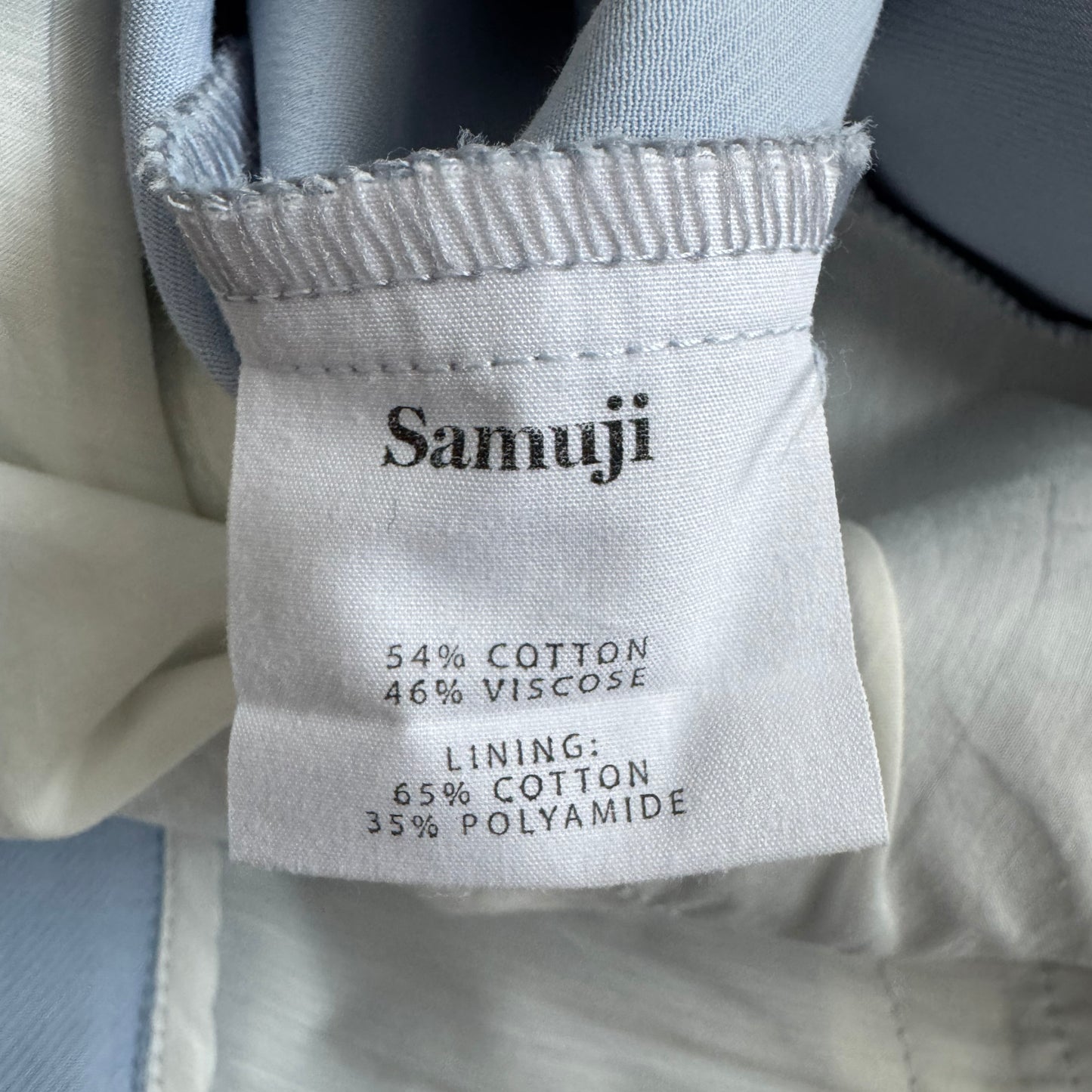 Samuji Wide Leg Pants in Blue, size 40 (size small)