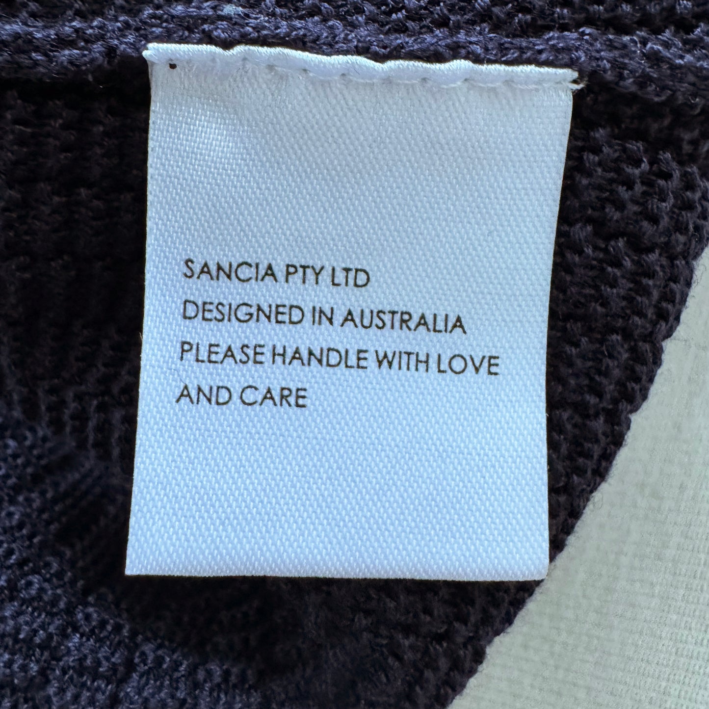 Sancia Australia Knit Skirt and Tank Set in Navy/Ivory Stripe, size S/M