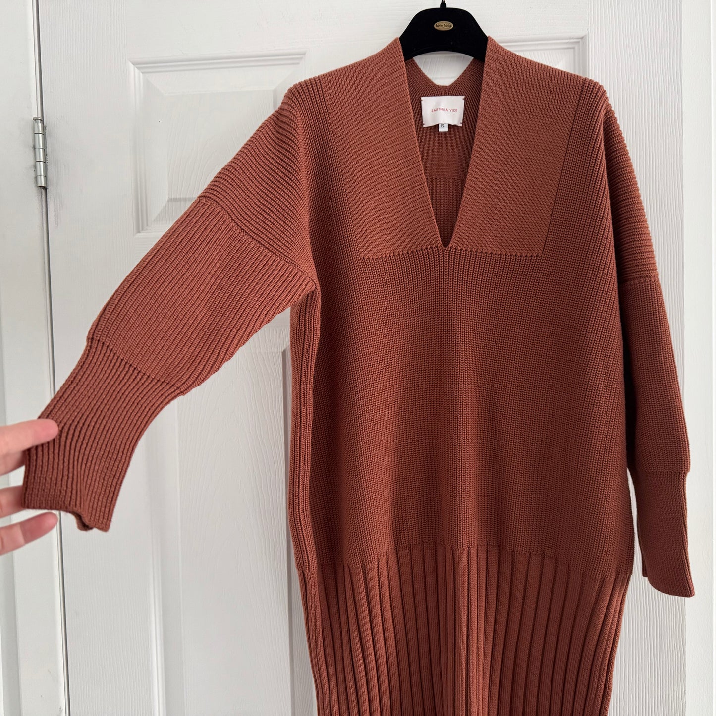 Sartoria Vico "Sailor" Dress in Rosewood, size Small