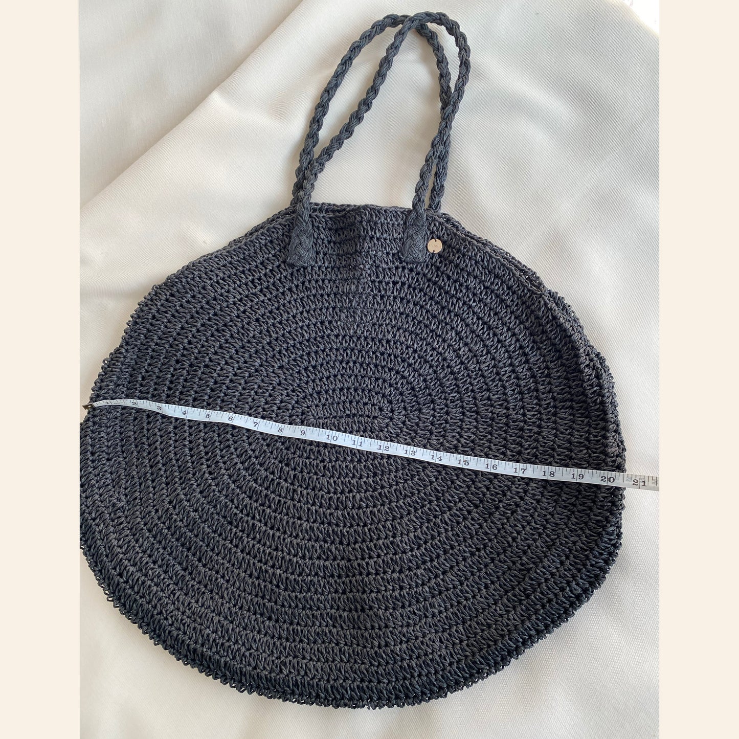 Seafolly Straw Tote Bag in Black