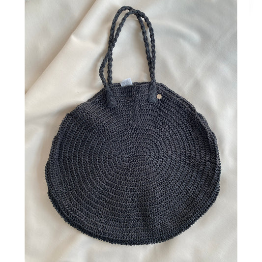 Seafolly Straw Tote Bag in Black