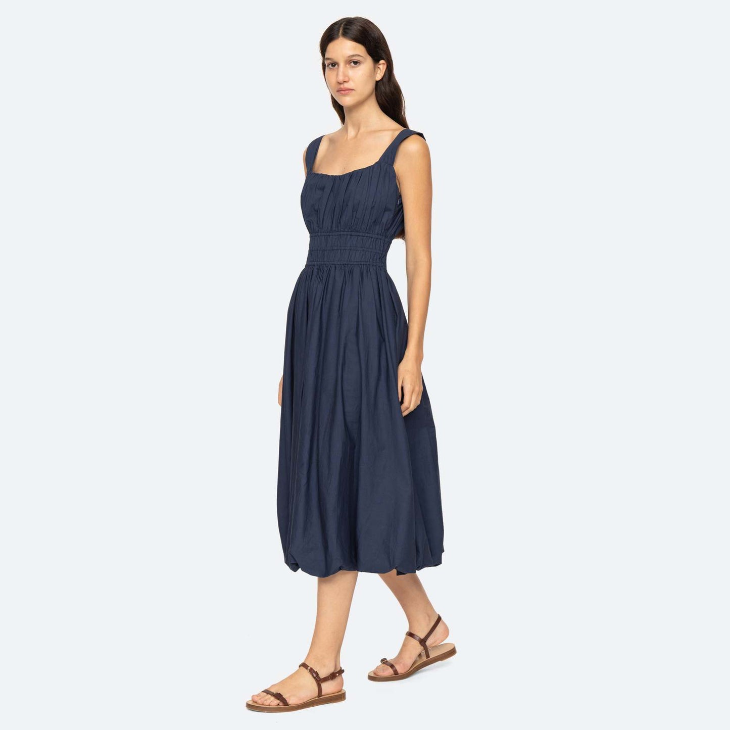 Sea New York "Emmet" Midi Dress in Navy, size XL (fits size large ish)