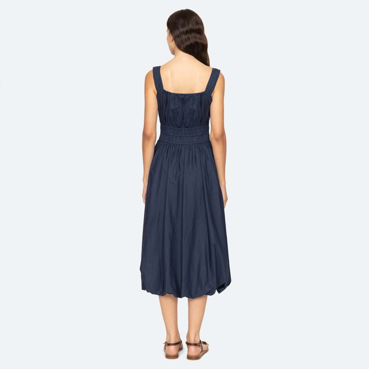 Sea New York "Emmet" Midi Dress in Navy, size XL (fits size large ish)