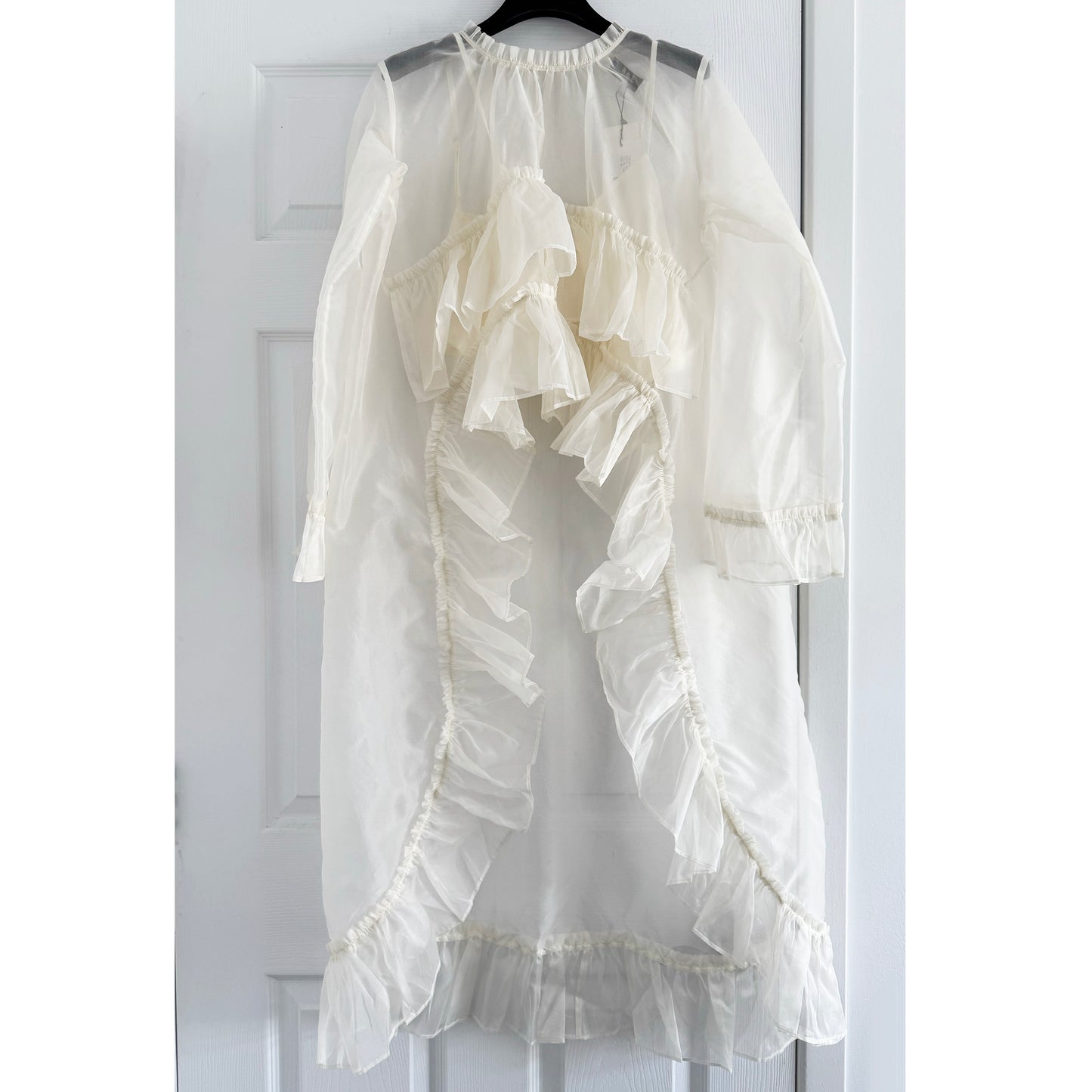 Sea New York "Cornelia" High Low Top in Cream, size XS