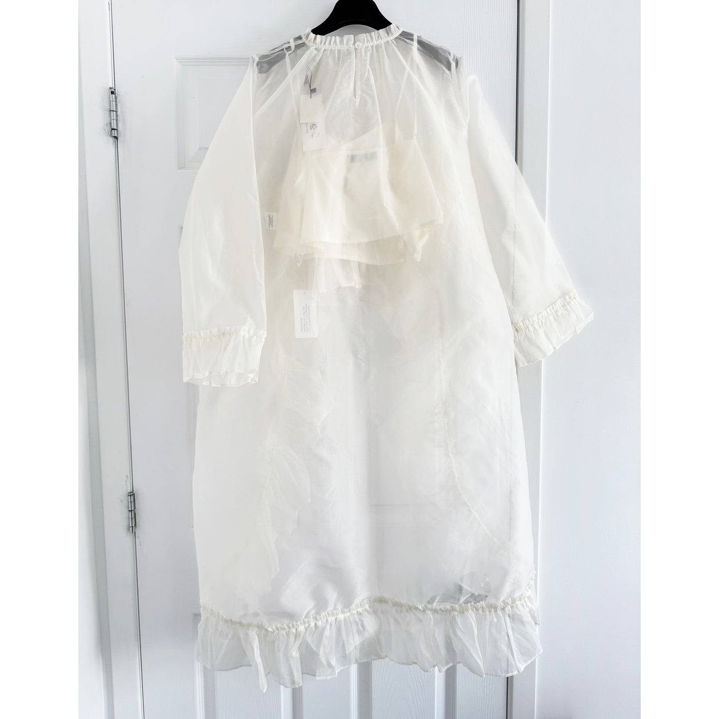 Sea New York "Cornelia" High Low Top in Cream, size XS