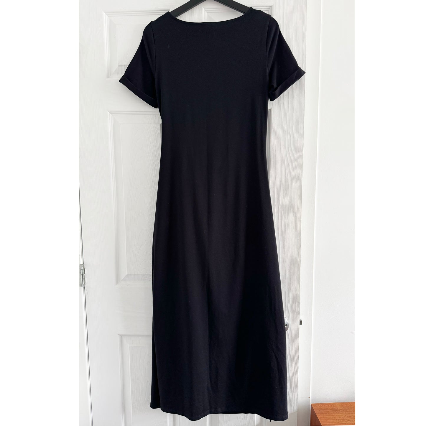 Sezane "Pippa" Jersey Dress in Black, size Medium