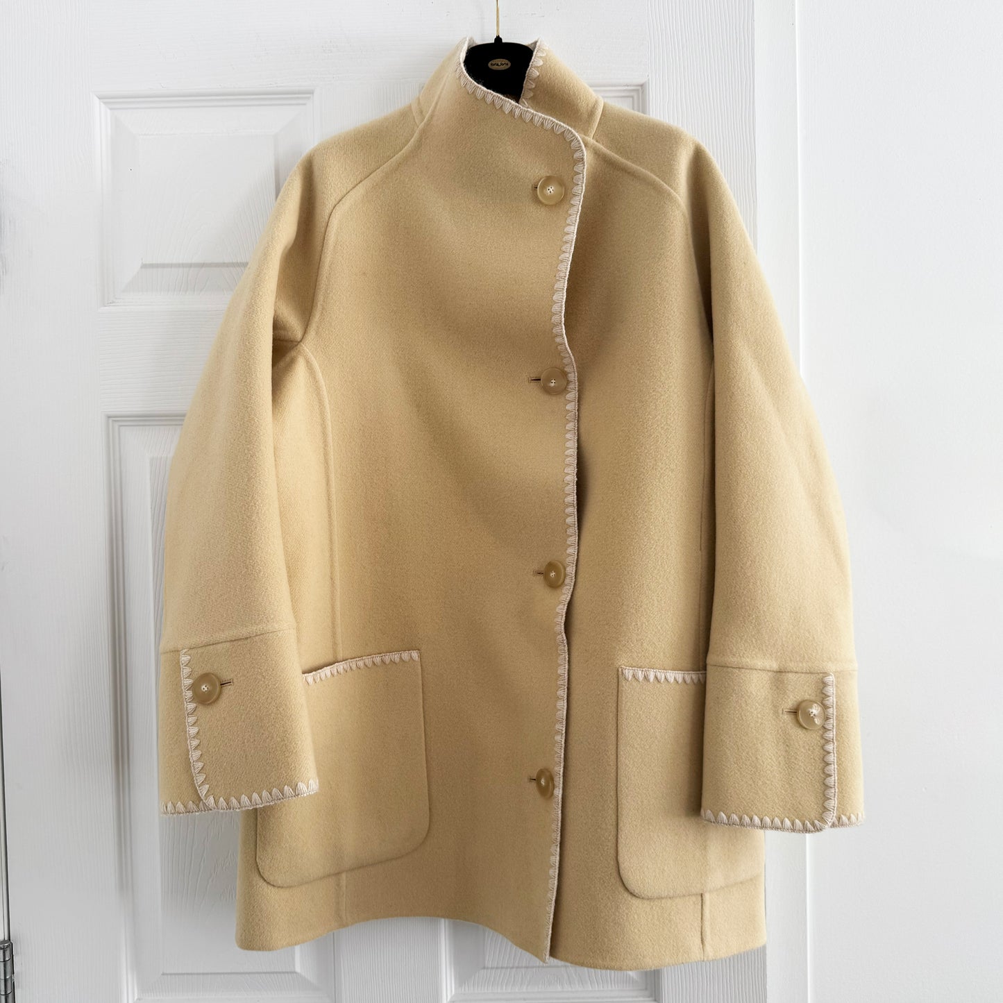 Sezane "Rafael" Jacket in Mustard, size 36