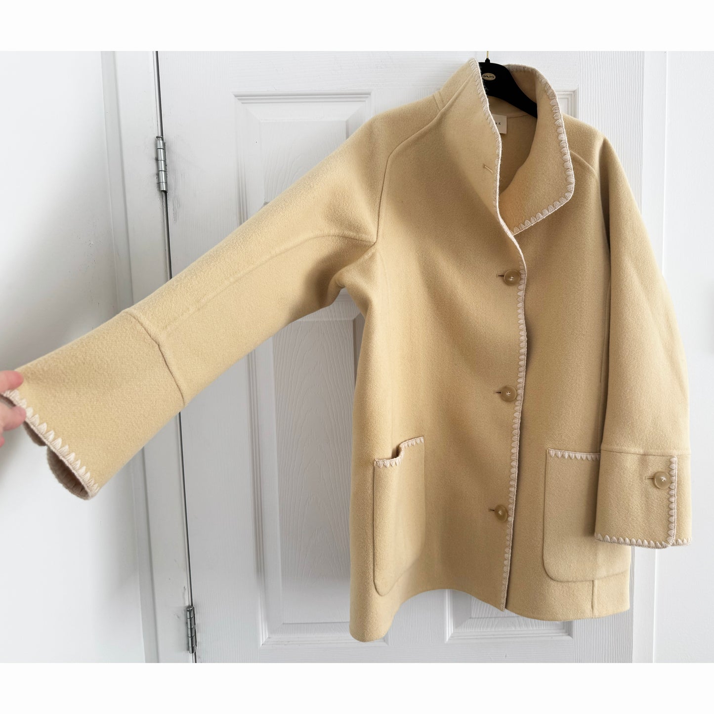 Sezane "Rafael" Jacket in Mustard, size 36