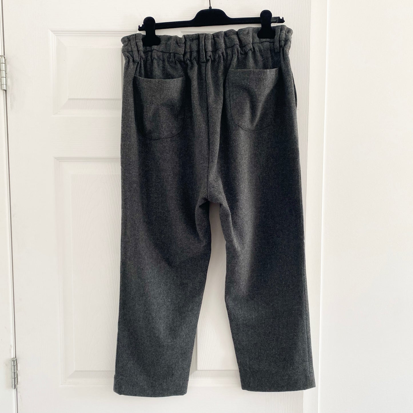 Sibel Saral "Hace" Pants in Grey Wool, size Medium