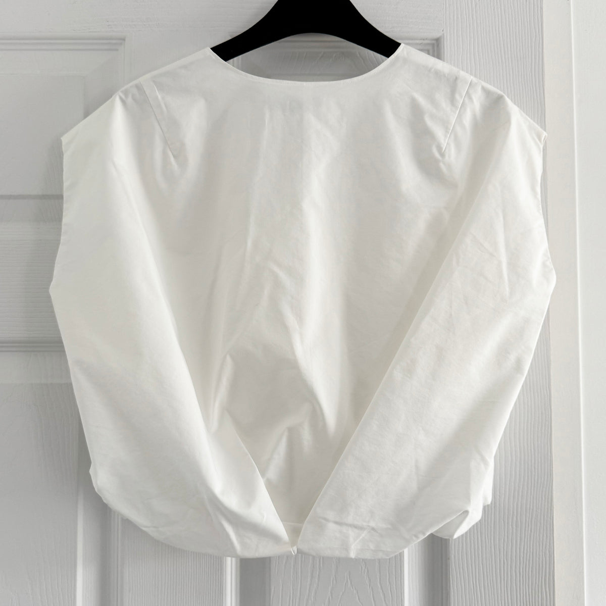 Simkhai "Wrenli" Pleated Top in White, size Small
