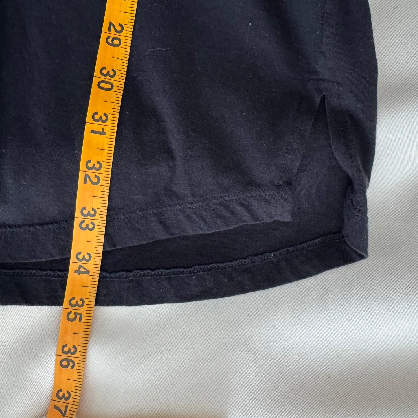 Skin Organics Black Pyjama Tunic, size small