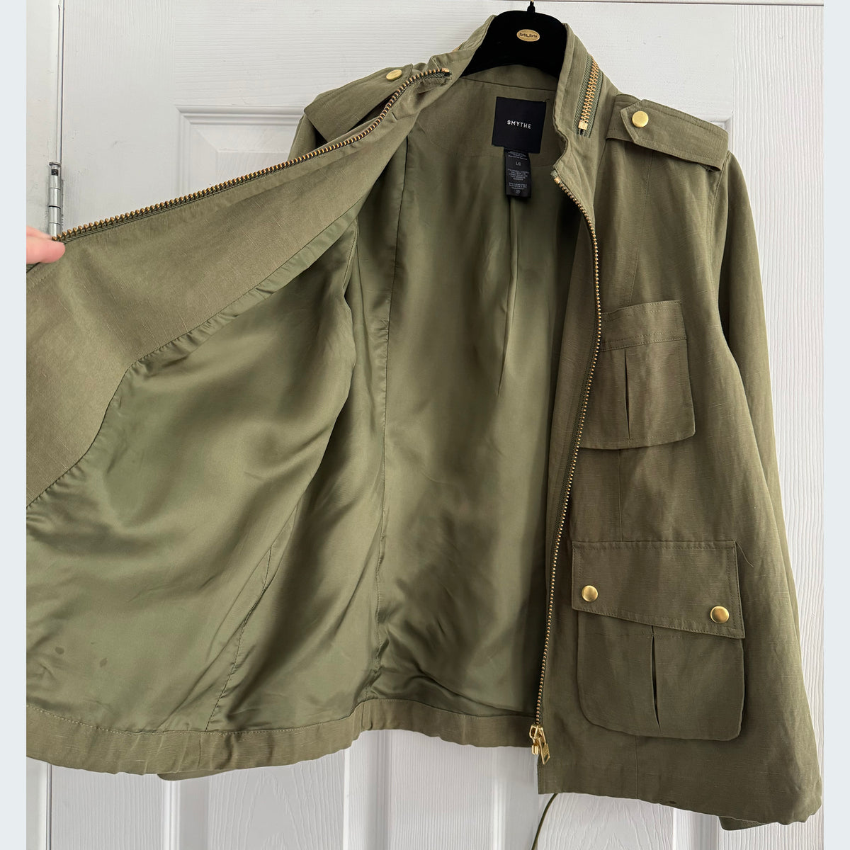 Smythe OG Surplus Jacket in Army Green, size Large