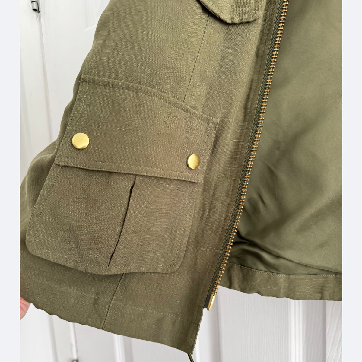 Smythe OG Surplus Jacket in Army Green, size Large