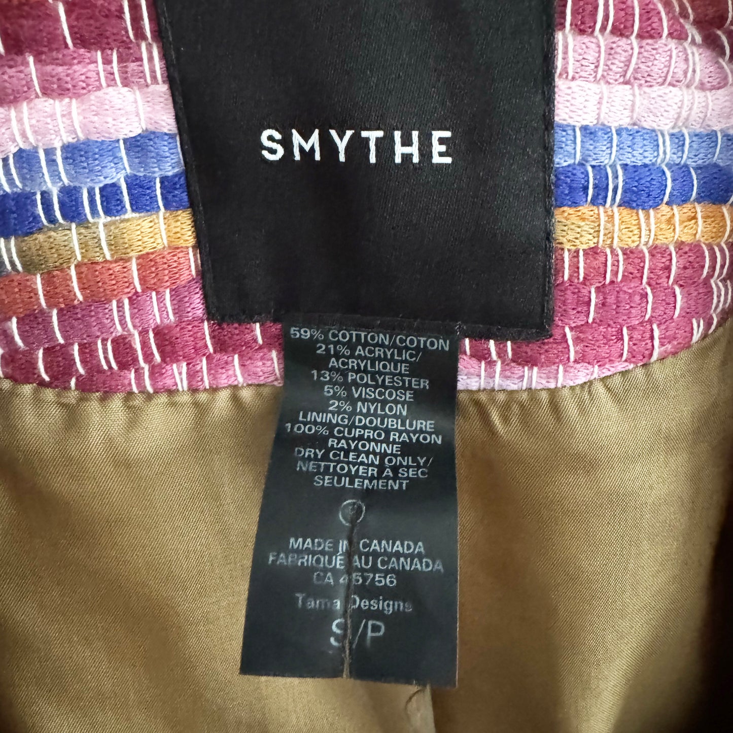 Smythe "Mini Baja" Jacket in Multicolour, size Small
